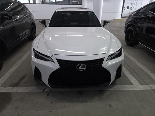 White 2024 Lexus IS 350