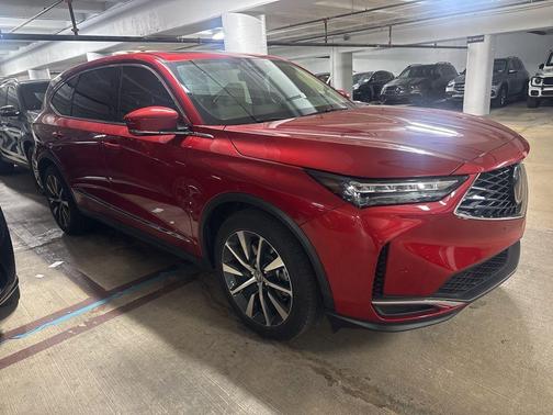 Red 2025 Acura MDX Technology Package