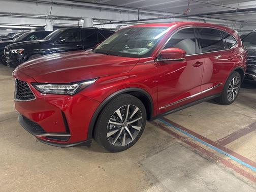 Red 2025 Acura MDX Technology Package