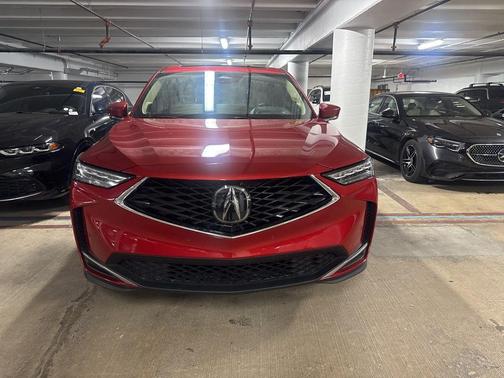 Red 2025 Acura MDX Technology Package