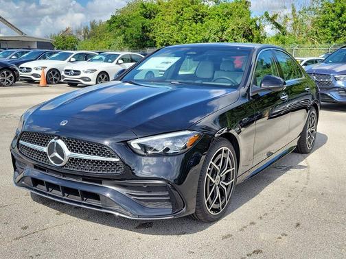 Black 2026 Mercedes-Benz C-Class C 300