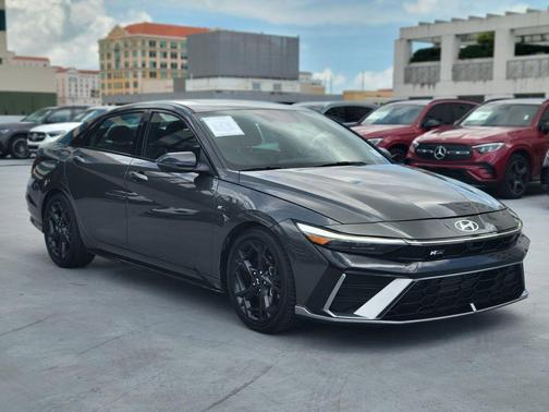 Amazon Gray 2024 Hyundai ELANTRA N Line