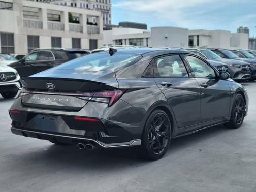 Amazon Gray 2024 Hyundai ELANTRA N Line