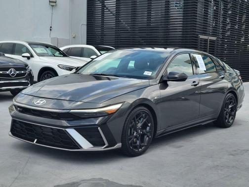 Amazon Gray 2024 Hyundai ELANTRA N Line