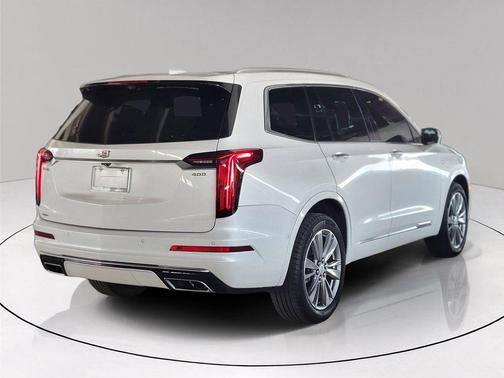 Crystal White Tri-Coat 2023 Cadillac XT6 Premium Luxury AWD