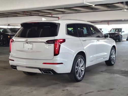 Crystal White Tri-Coat 2023 Cadillac XT6 Premium Luxury AWD