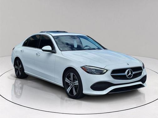 White 2022 Mercedes-Benz C-Class C 300