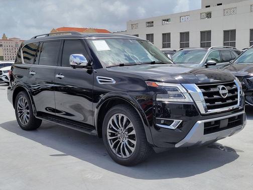 Black 2023 Nissan Armada Platinum