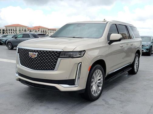 Sandstone Metallic 2023 Cadillac Escalade ESV Premium Luxury