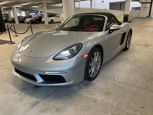 Silver 2017 Porsche 718 Boxster S