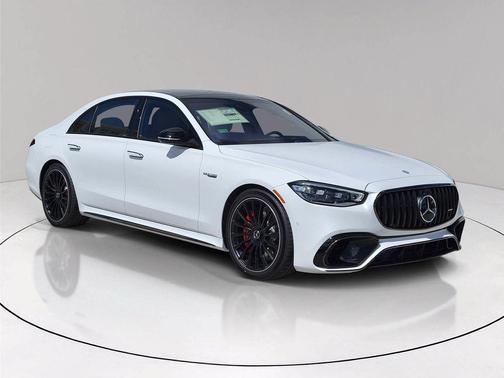 Moonlight White 2026 Mercedes-Benz AMG S 63 E Base