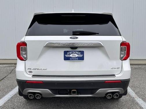 STAR WHITE MET TRI-COAT 2023 Ford Explorer PLATINUM