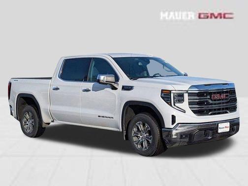 Summit White 2025 GMC Sierra 1500 SLT