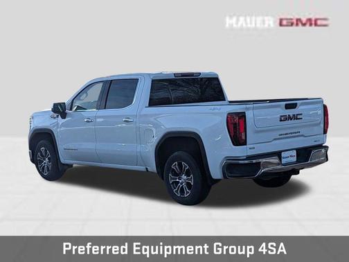 Summit White 2025 GMC Sierra 1500 SLT