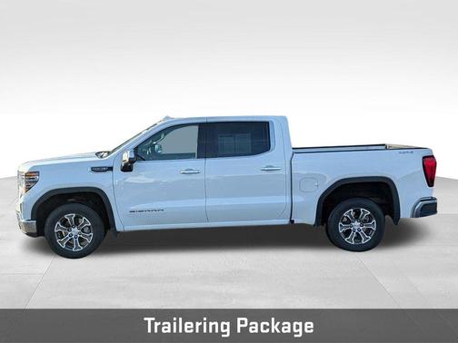 Summit White 2025 GMC Sierra 1500 SLT