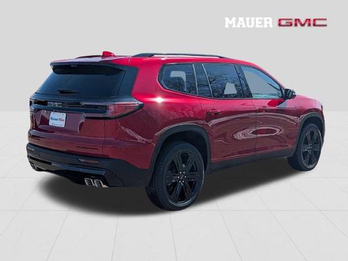 Red 2026 GMC Acadia Elevation