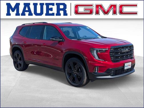 Red 2026 GMC Acadia Elevation