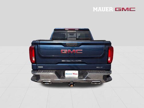 Pacific Blue Metallic 2021 GMC Sierra 1500 SLT