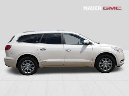 White Diamond Clearcoat 2014 Buick Enclave Leather