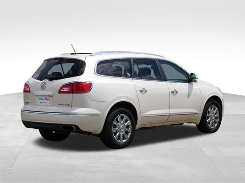 White Diamond Clearcoat 2014 Buick Enclave Leather