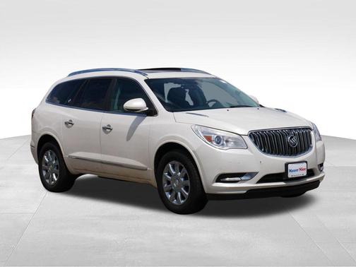 White Diamond Clearcoat 2014 Buick Enclave Leather