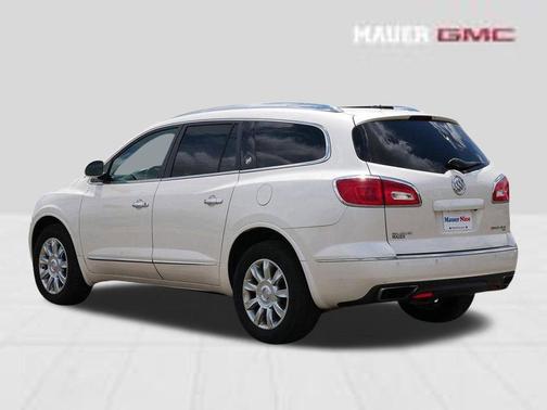 White Diamond Clearcoat 2014 Buick Enclave Leather