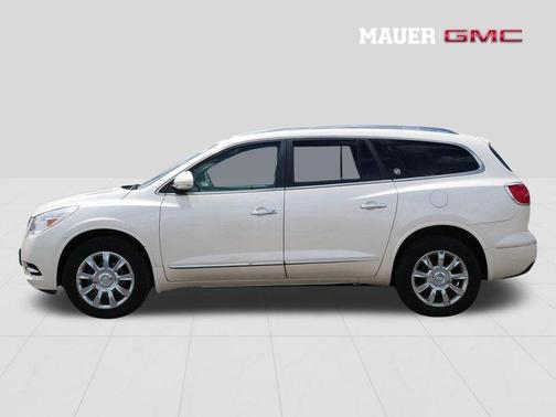 White Diamond Clearcoat 2014 Buick Enclave Leather