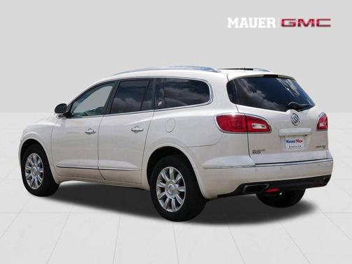 White Diamond Clearcoat 2014 Buick Enclave Leather