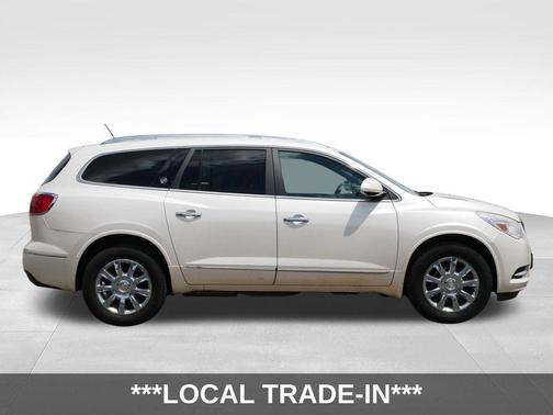White Diamond Clearcoat 2014 Buick Enclave Leather
