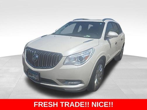 White Diamond Clearcoat 2014 Buick Enclave Leather