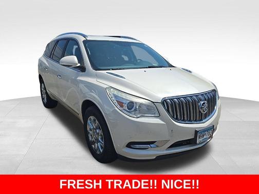 White Diamond Clearcoat 2014 Buick Enclave Leather