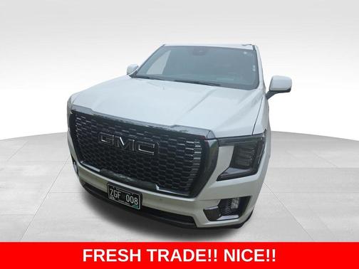 White Frost Tri-Coat 2024 GMC Yukon Denali Ultimate