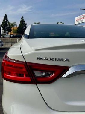 Pearl White 2016 Nissan Maxima 3.5 S