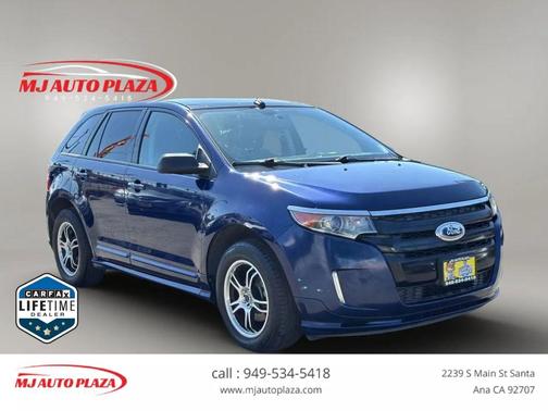 Kona Blue Metallic 2011 Ford Edge Sport