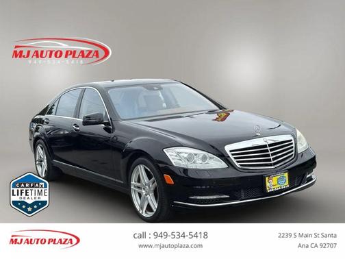 Black 2013 Mercedes-Benz S-Class S 550 Sedan 4D