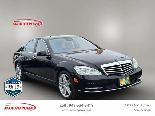 Black 2013 Mercedes-Benz S-Class S 550 Sedan 4D