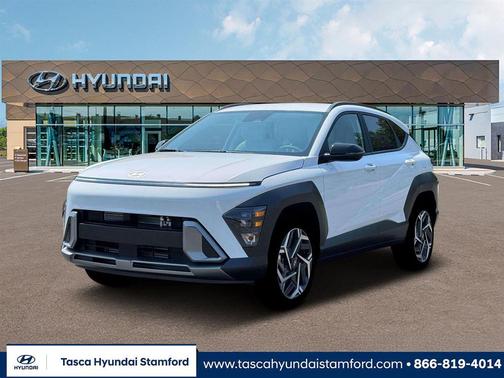 Atlas White 2026 Hyundai KONA SEL Premium