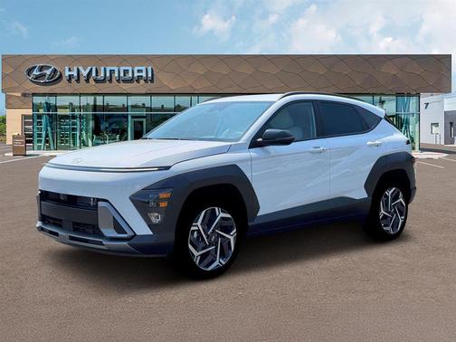 Atlas White 2026 Hyundai KONA SEL Premium