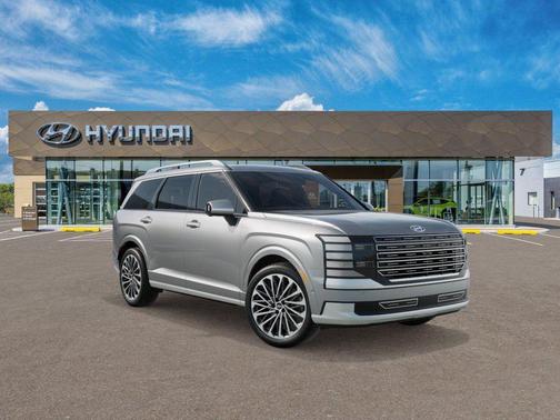 Typhoon Silver Metallic 2026 Hyundai Palisade Hybrid Calligraphy