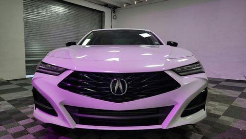 Platinum White Pearl 2024 Acura TLX Technology