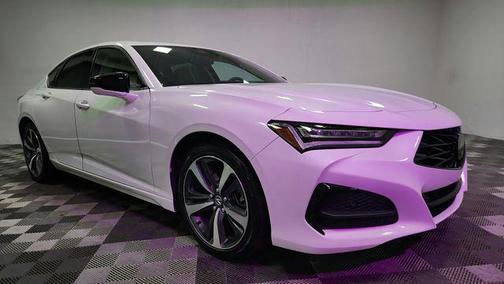 Platinum White Pearl 2024 Acura TLX Technology