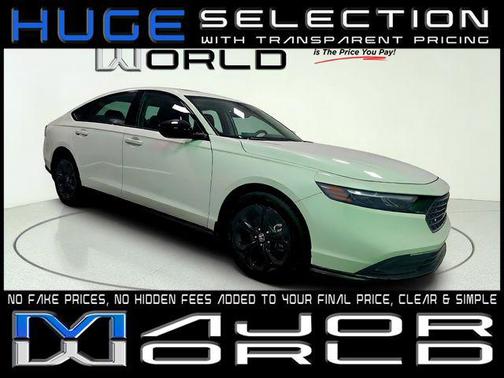 Platinum White Pearl 2025 Honda Accord SE