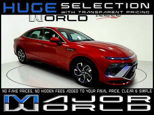 Ultimate red 2025 Hyundai SONATA SEL