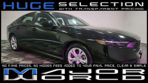 Crystal Black Pearl 2025 Honda Accord LX 1.5T