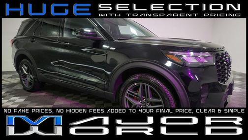 AGATE BLACK METALLIC 2025 Ford Explorer ST-Line