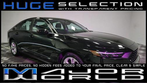 Crystal Black Pearl 2024 Honda Accord LX 1.5T Sedan