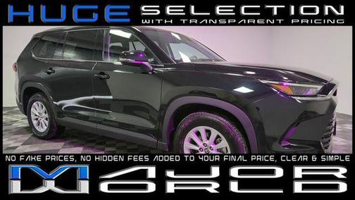 Midnight Black Metallic 2025 Toyota Grand Highlander XLE