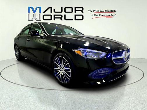 Black 2025 Mercedes-Benz C-Class C 300 4MATIC