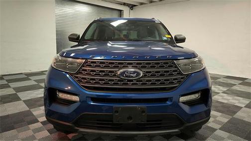 ATLAS BLUE METALLIC 2021 Ford Explorer XLT