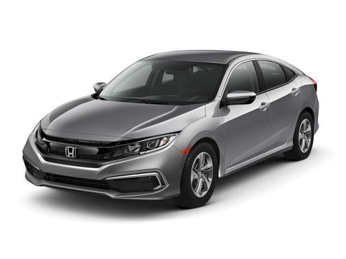 Gray 2021 Honda Civic LX